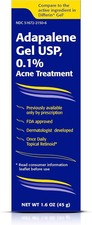 TARO Adapalene 0.1 USP Gel, Paraben Free, Retinoid Acne-Prone Facial Treatment