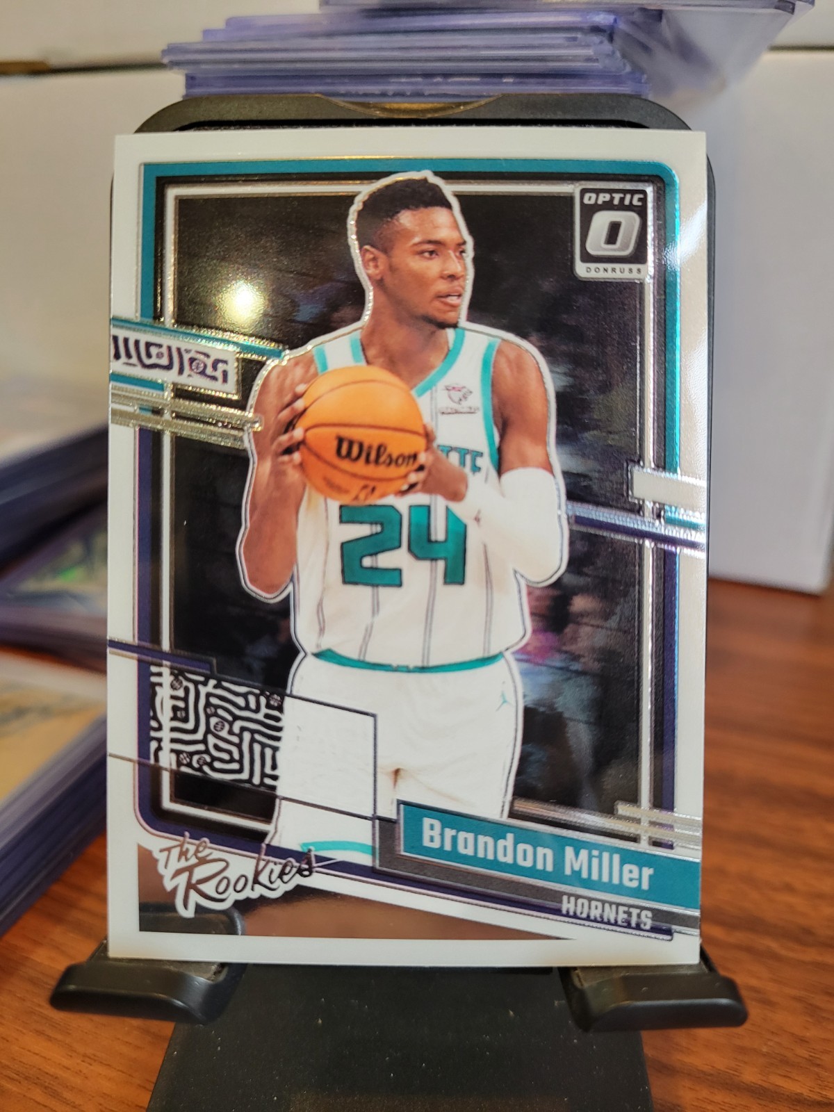Brandon Miller 2023-24 Panini Donruss Optic The Rookies RC HORNETS
