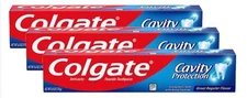 colgate aticavity, fluoride toothpast, cavity protection, 8 oz each one
