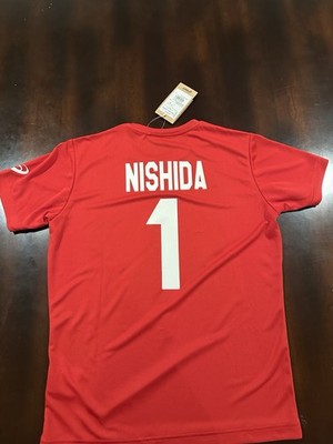 ASICS Yuji Nishida volleyball Japan official support T-shirt size