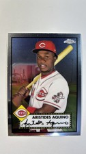 2021 Topps Chrome Platinum Anniversary Aristides Aquino #162 Cincinnati Reds