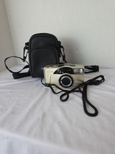 Samsung Maxima Zoom 105GL 35mm Point Shoot Light Gold Film Camera Black Case