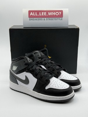 Nike Air Jordan 1 Mid Black Iron Grey Gr.38,5