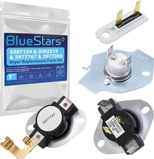 Bluestars [LIFETIME WARRANTY] 3387134 Cycling Thermostat 3392519 Dryer Thermal F