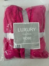 Luxury Coral Fleece Bath Robe