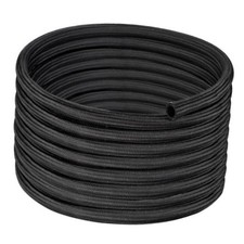 6AN Fuel Line, AN6 Braided Fuel Hose Nylon CPE 10FT 6AN 10FT Black