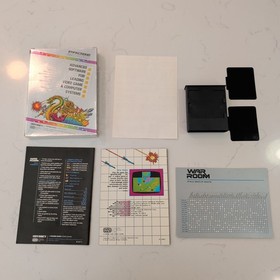 War Room (ColecoVision, 1983) Box, Manual, Overlays, Inserts, Cartridge - Tested