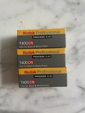 Kodak Professional T400CN 120 B W Film C-41 Process EI 400 3 Rolls 2003