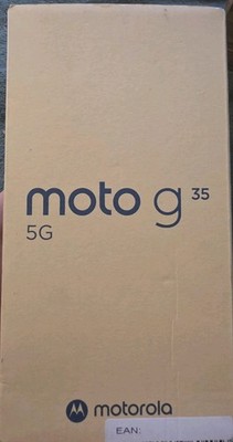 Motorola Moto G35 5G 128GB Midnight Black Smartphone entsperrt neu geöffnete Verpackung