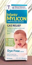 Infants Mylicon Gas Relief Drops Dye Free 1 fl oz - Exp 04/2027