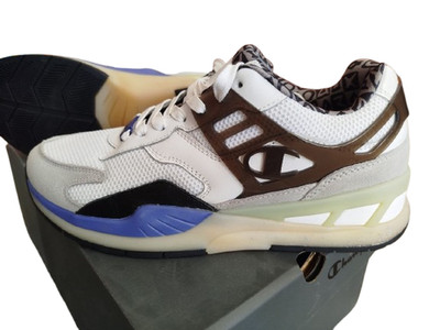 Champion Pro Premium White Nubuk Royal Blue Schuhe Sneaker Weiß Blau (Selten)