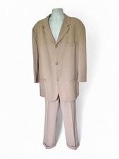 Vtg 90s NWT Gianni Versace Versus 100 Wool Suit Sz 58It 48US Italy New Designer