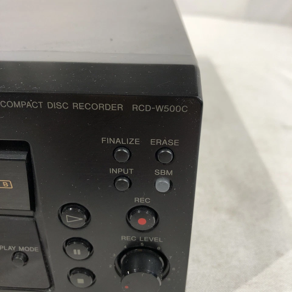 Sony RCD-W500C 5 CD Changer/CD Recorder, Partially Tested - Image 4 of 4
