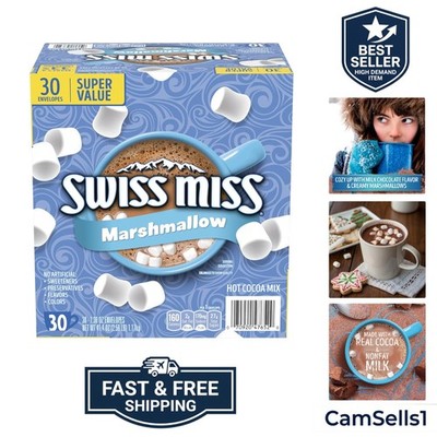 Chocolate Hot Cocoa Mix With Marshmallows, Hot Cocoa Bar Supplies, 1.38 oz., ...