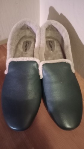 Trotters Glory Womens Blue Leather Slip On Loafer Flats Shoes Size 11 F22 - Picture 2 of 7