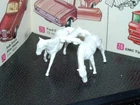 Original Horses for Matchbox Lesney #17 e1 RW & MB17-A Superfast AEC Horse Box