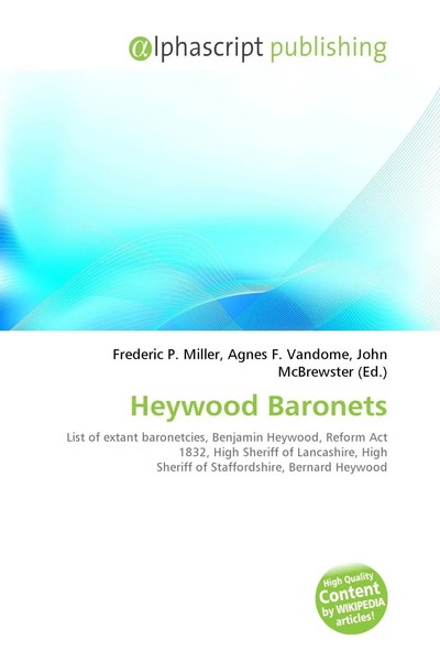 Frederic P. Miller (U. A.) | Heywood Baronets | Taschenbuch | Englisch (2026)-image