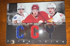2011-12 Panini Prime - Prime Trios Materials Cammalleri, Nemisz, Hobak Flames