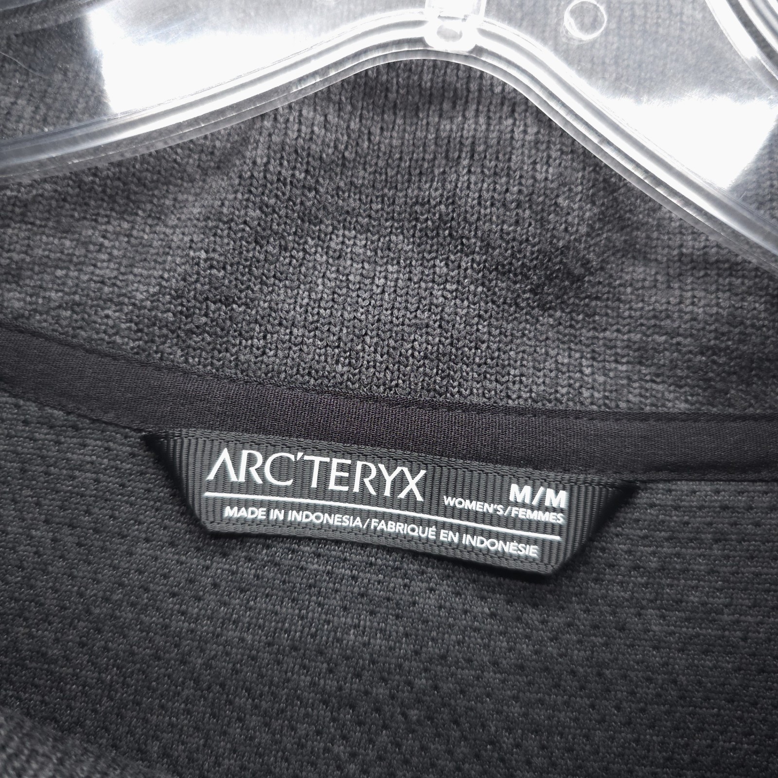 NWT ARC'TERYX Estella Sweater Women's Mock Neck Black Heather Relaxed Fit MEDIUM