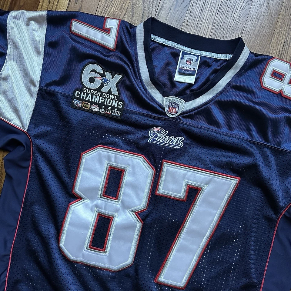 Camiseta de Colección Rob Gronkowski Reebok Talla 50 Campeones del Super Bowl   Foto 2 de 3