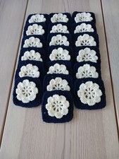 CROCHET GRANNY SQUARES X 19