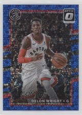 2017-18 Panini Donruss Optic Fast Break Blue Prizm 22/50 Delon Wright #140 0e3