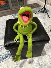 Vtg Fisher Price Muppet Show Kermit The Frog 850 Plush 1976 Jim Henson Muppets