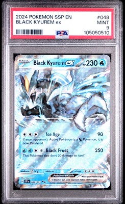Black Kyurem ex 048/191 Sv08: Surging Sparks Holo GEM MINT PSA 10