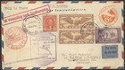 USA 1934 Bremen Catapult K193 Cover Airmail Germany Ratibor Berlin 116222 — photo 1