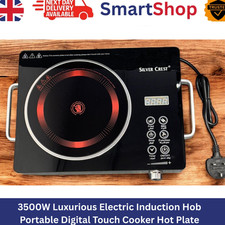 3500W Electric Infrared Hob Portable Digital Cooker Hot Plate (Unnoticeable Dent