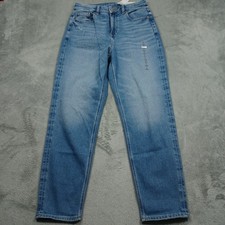American Eagle Jeans Womens 4 Blue Denim Curvy Mom Stretch NWT