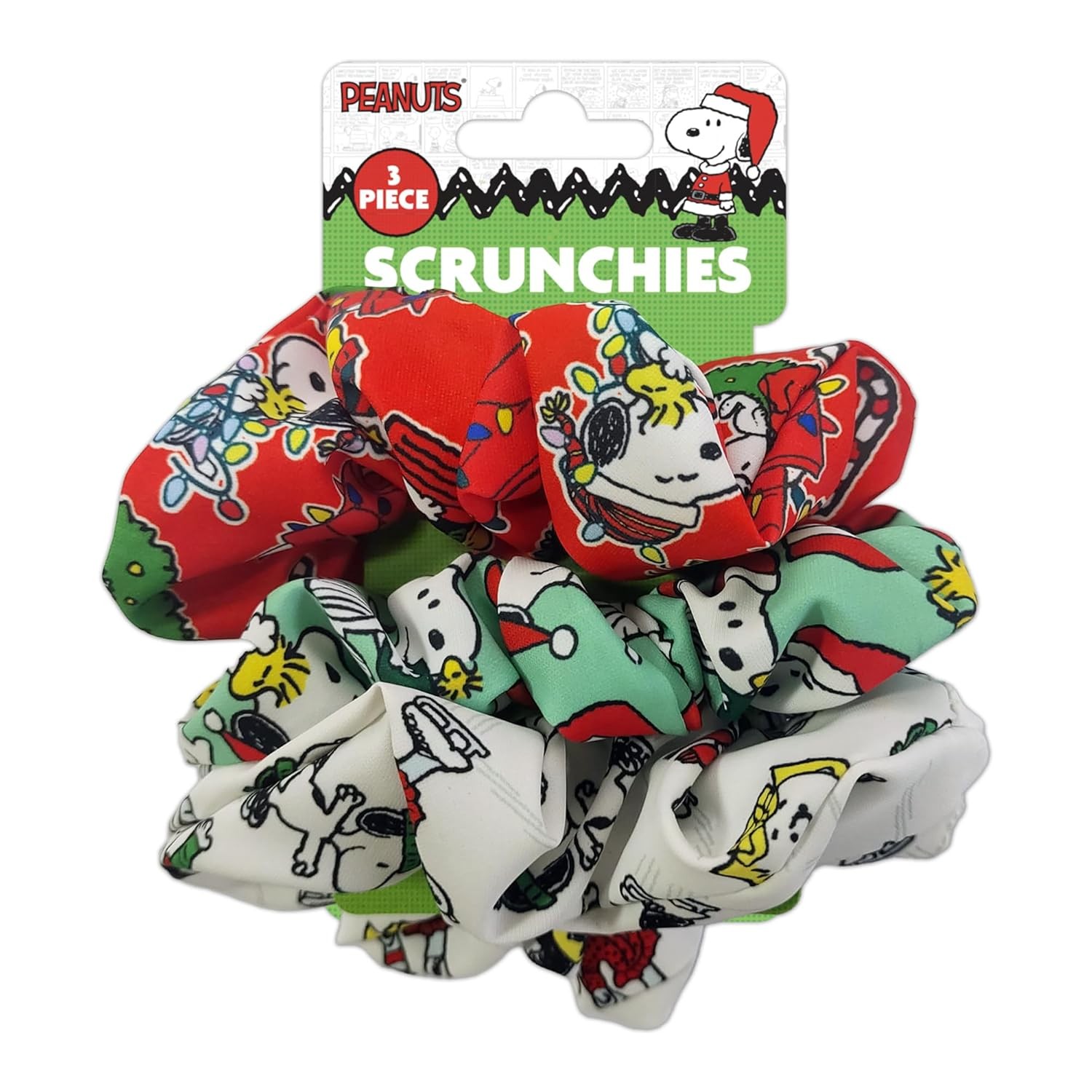 Рождественские резинки для волос Spoontiques Peanuts держатель для конского хвоста 3090₽