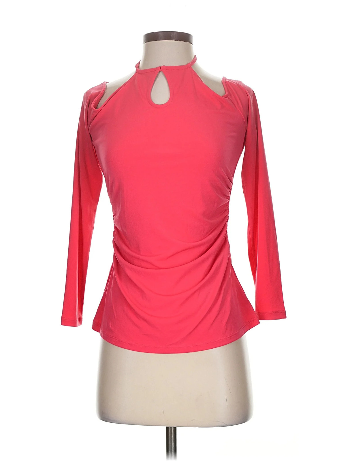 NWT MICHAEL Michael Kors Women Pink Long Sleeve Blouse S