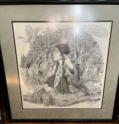 Richard D. Harris  Gift Of The Medicine Wheel  Framed Print 516/650