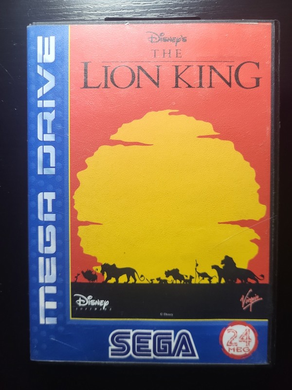 Sega Mega Drive the Lion King Video Game Complete with Manual PAL