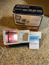Vintage Montgomery Ward 2x2 Automatic stak-load Slide Viewer Tested Works