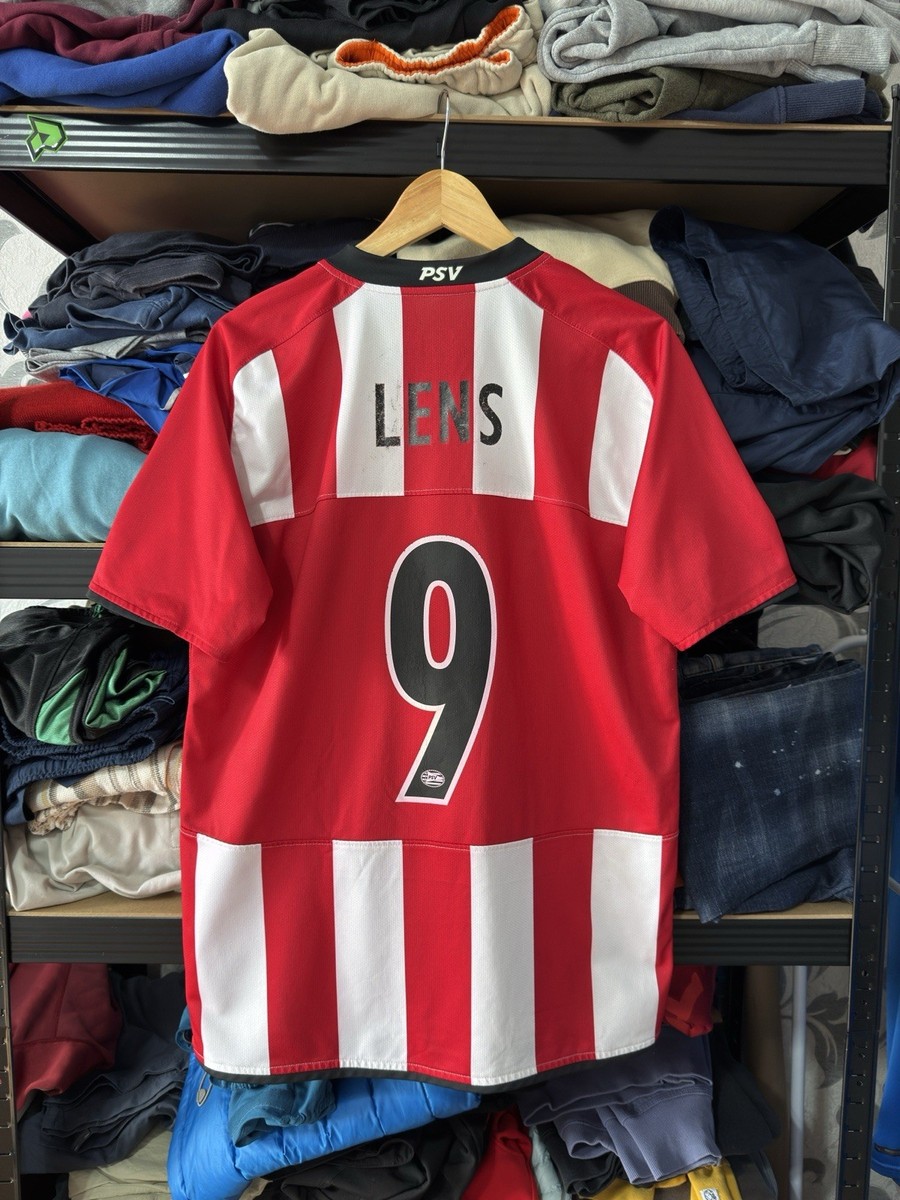Nike PSV Eindhoven 2008/2009 Lens #9 Home Kit Soccer Jersey Shirt