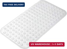 AmazerBath Bath Tub Mat, Medium Size 27.6 x 15 Inches Non-Slip Shower Mats with