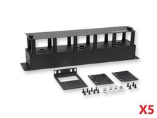 Lot of 5 NEW Corning CJP-02U 2U Closet Jumper Management Panels Fiber Rackmount