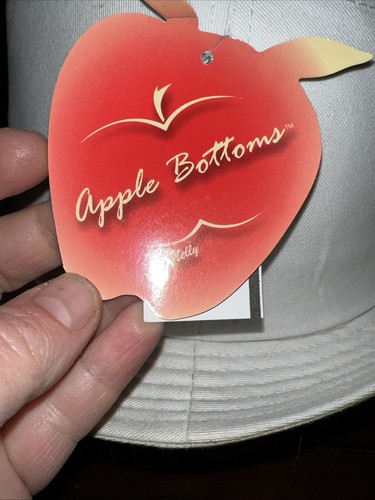 Apple Bottoms Vtg Y2K Cap Hat Fedora Women's Or Men’s White New With Tag - Bild 5 von 7