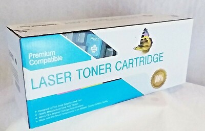 New Premium Compatible HP Laser Toner Black Ink Cartridge CHCE 400X Lot of (2)
