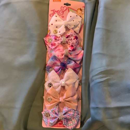 Jojo Siwa small hair bows (7 pack)- multicolor brand new in great condition