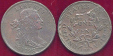 1798 VERY BOLD STRIKE LARGE CENT ++