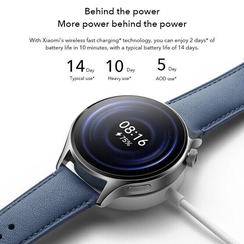Xiaomi Watch S1 Pro 46mm Plateado Acero Inoxidable Marrón Correa Cuero Caucho Fluor - Imagen 3 de 18
