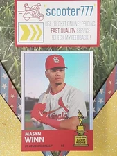 2025 Topps Heritage 25th ANNIVERSARY~#12⭐MASYN WINN⭐ Rookie🏆Cup《Holo Foil》CARDS