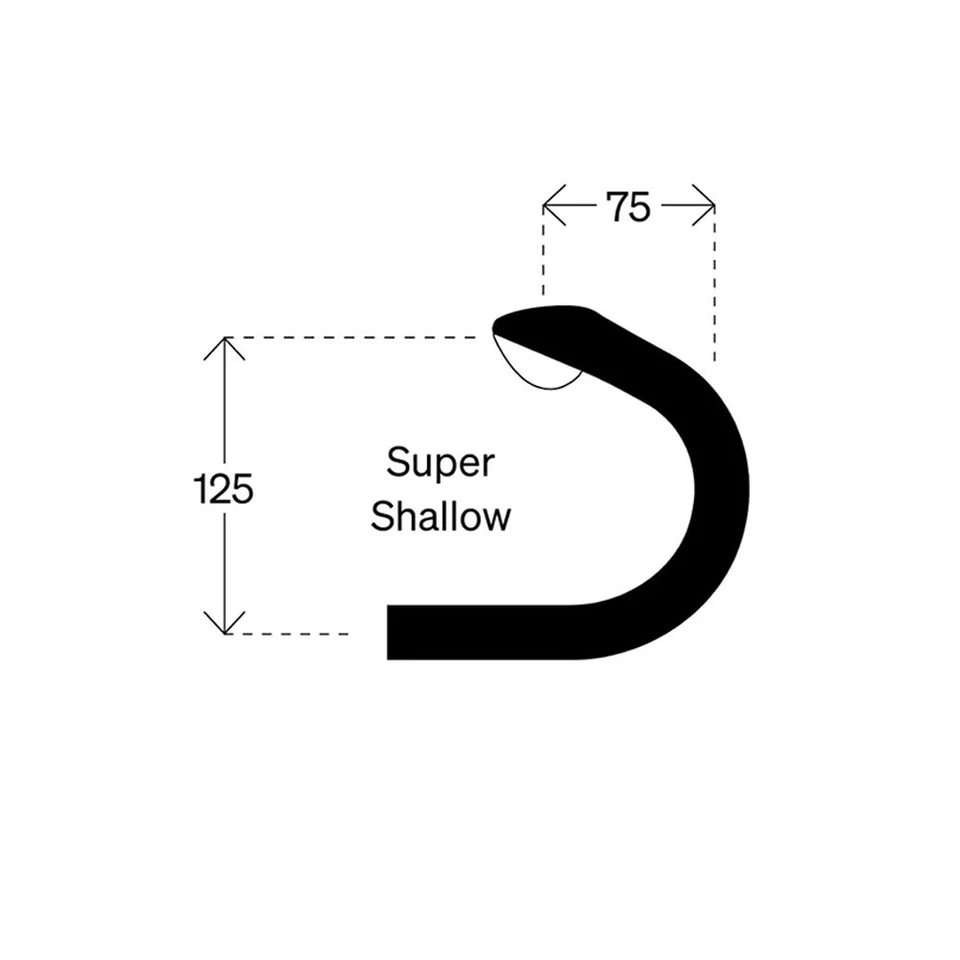 Deda Elementi Vinci DCR Road Bike Handlebars Carbon 31.7mm Black/Black 42cm - Image 3 of 3