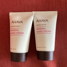 Image of 2  X AHAVA DEADSEA WATER MINERAL HAND CREAM 40ML TRAVEL SIZE - NEW