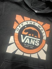 Vans Unisex Off The Walls Hoodie Size Large Youth