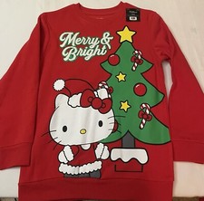 Hello Kitty Sweatshirt Red Youth Large