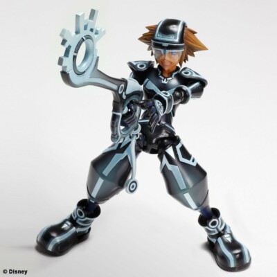 Sora TRON LEGACY PLAY ARTS Figure NO.1 KINGDOM HEARTS Dream Drop Distance Disney